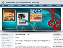 Tablet Screenshot of kingdomcapstone.org